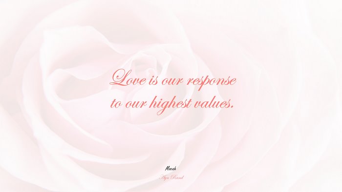 love hd quote, Ayn Rand quote