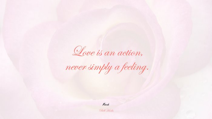 download free love with quote, Bell Hooks quote