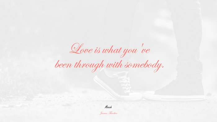 excellent love quote, James Thurber quote