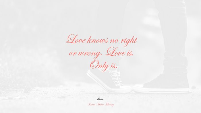 lovely hd with quote, Karen Marie Moning quote