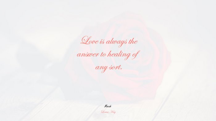 love quote in hd, Louise Hay quote