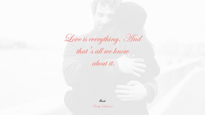 download free love with quote, Emily Dickinson quote