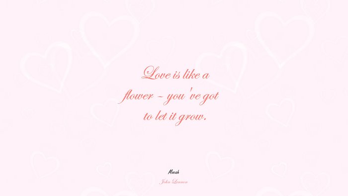 quote on love hd, John Lennon quote