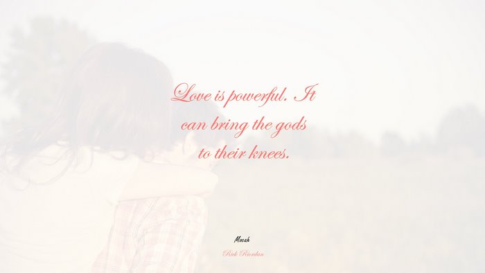 cool love quote, Rick Riordan quote