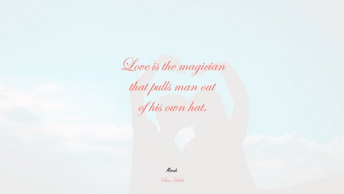 famous love quote, Ben Hecht quote