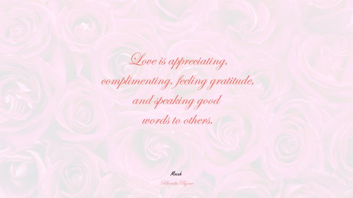 beautiful romantic love quote, Rhonda Byrne quote