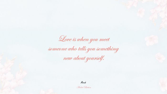 free download love with quote, André Breton quote