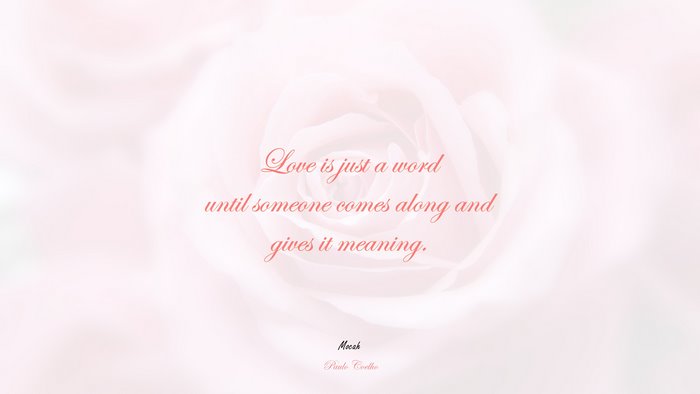 cute with love quote, Paulo Coelho quote