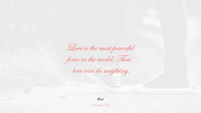 beautiful love quote, Cassandra Clare quote