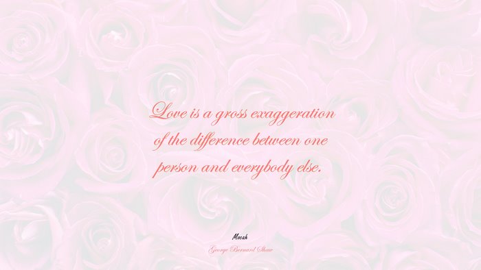 high quality love quote, George Bernard Shaw quote