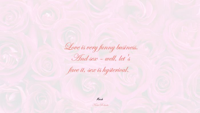 cute with love quote, Nora Roberts quote