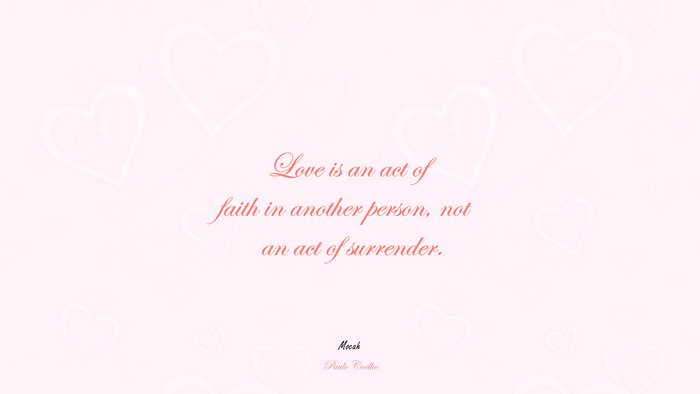 love picture with quote, Paulo Coelho quote
