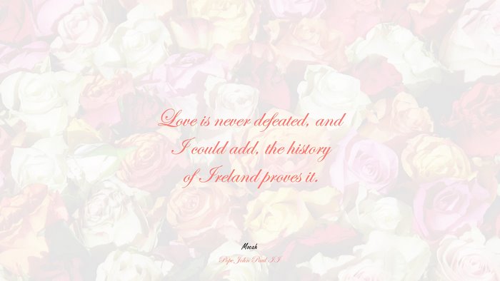 awesome love with quote, Pope John Paul II quote