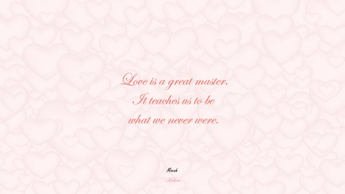 free download love with quote, Molière quote