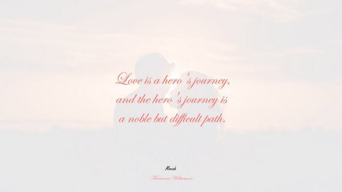 cute with love quote, Marianne Williamson quote