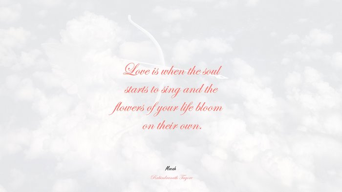 love quote free download, Rabindranath Tagore quote