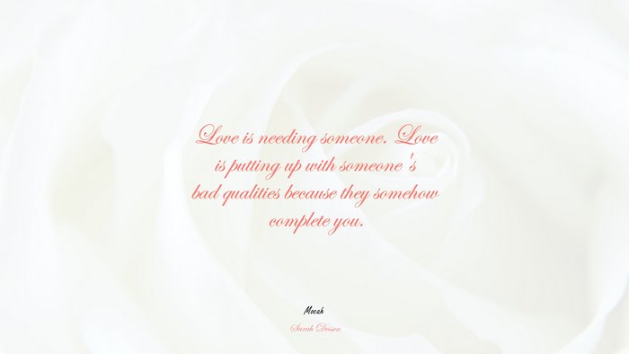 love quotes for desktop, Sarah Dessen quote
