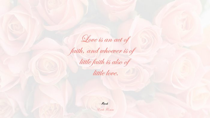 love picture with quote, Erich Fromm quote