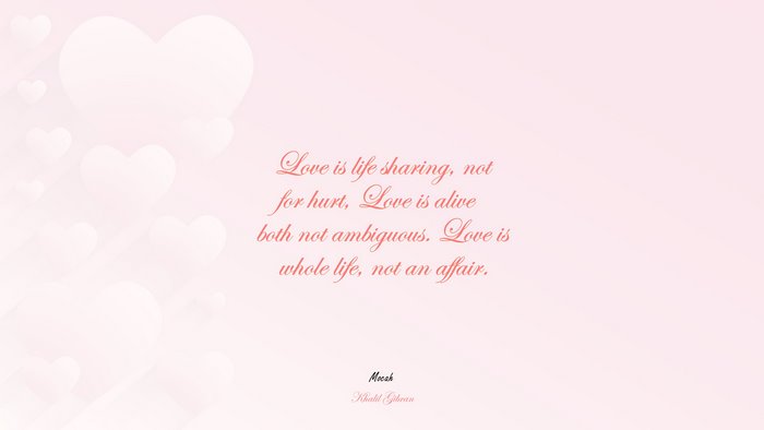 love quote hd for pc, Khalil Gibran quote
