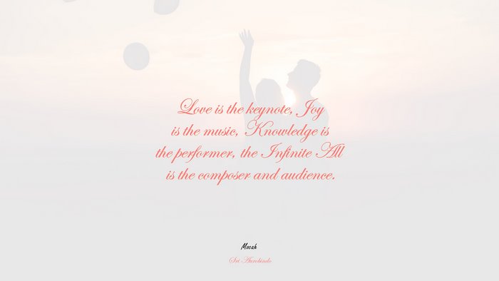 love quote free download, Sri Aurobindo quote