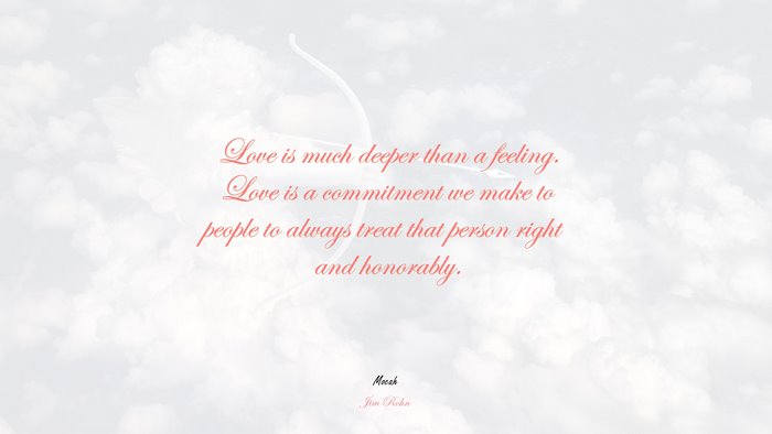 love quote picture, Jim Rohn quote