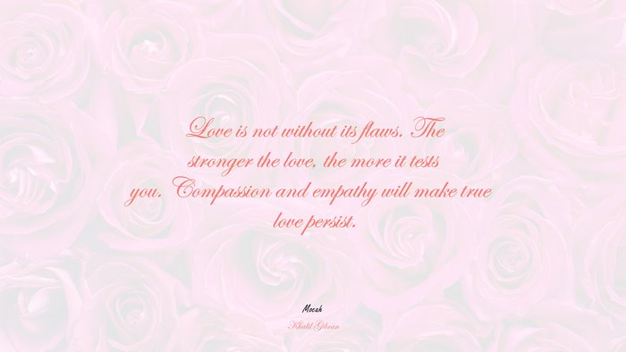  with love quote for desktop, Khalil Gibran quote