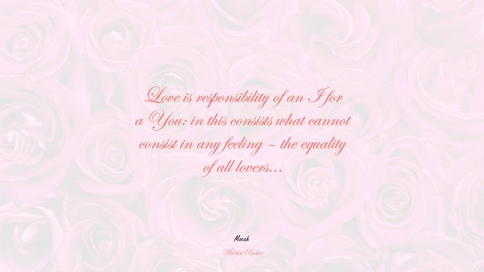 love hd with quote, Martin Buber quote