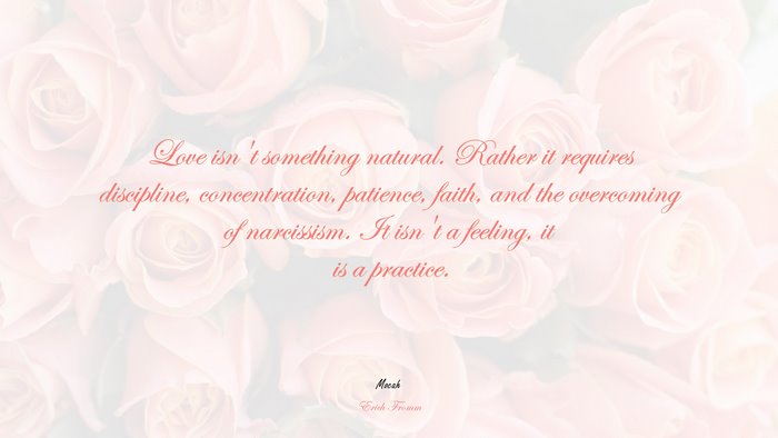 famous love quote, Erich Fromm quote