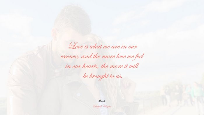 sweet love quote, Deepak Chopra quote