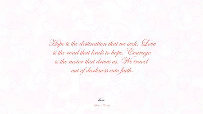  of love quote, Dean Koontz quote