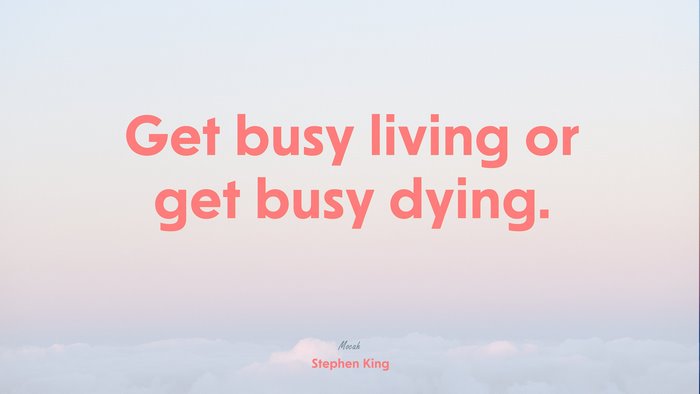 quote on life for desktop, Stephen King quote