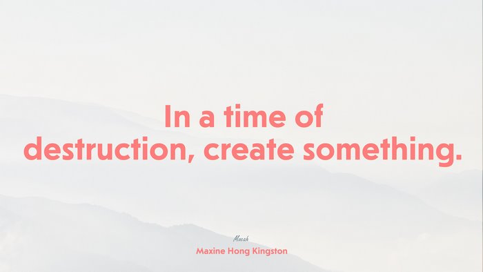 life quote desktop, Maxine Hong Kingston quote