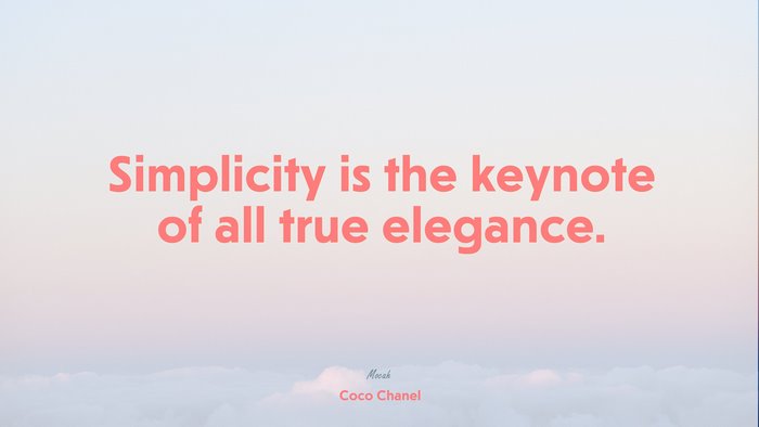 hd life quote, Coco Chanel quote