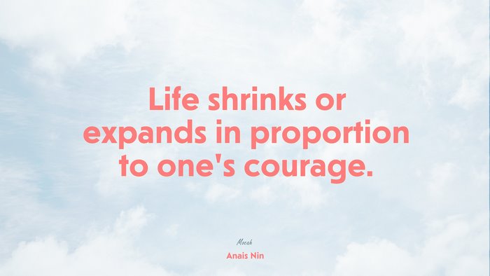beautiful quote on life, Anais Nin quote