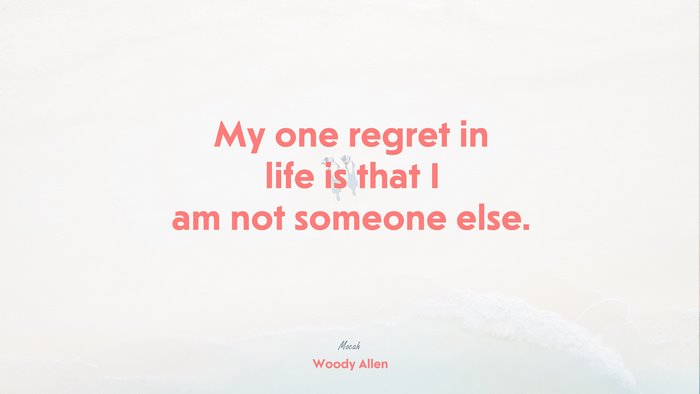 hd on life quote, Woody Allen quote