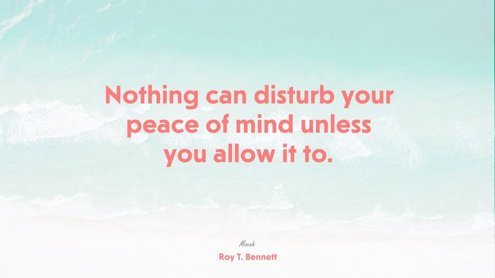 famous life quote, Roy T. Bennett quote