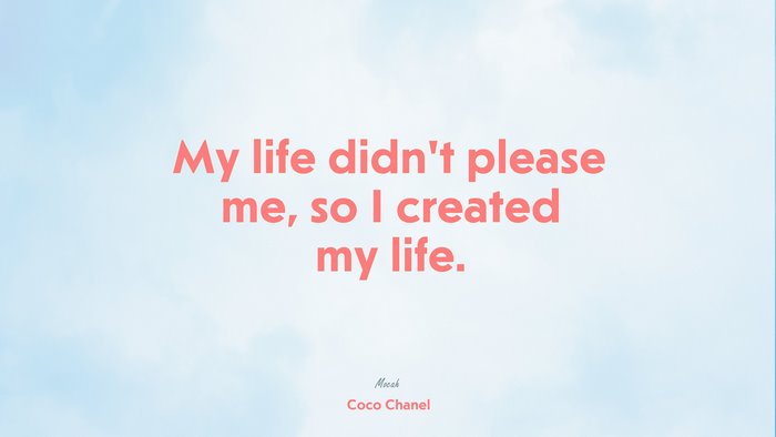 best quote on life hd, Coco Chanel quote