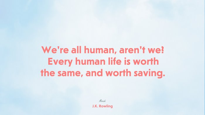 beautiful quote on life with, J.K. Rowling quote