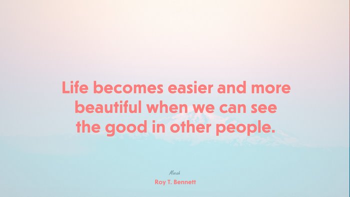 quote on life for desktop hd, Roy T. Bennett quote