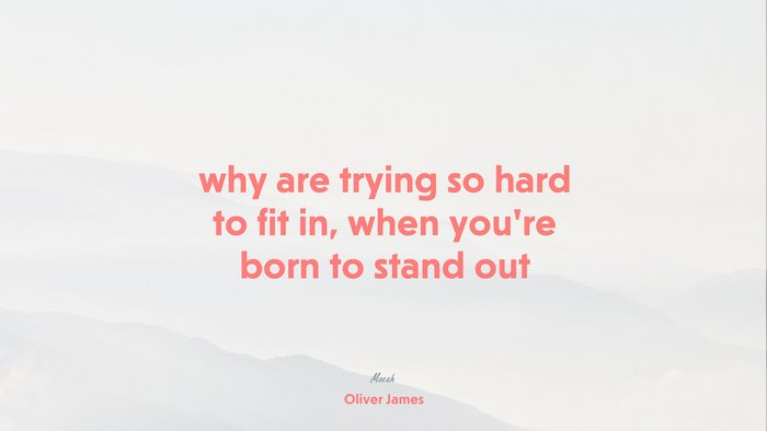 hd with life quote, Oliver James quote