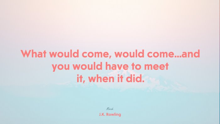 life quote, J.K. Rowling quote