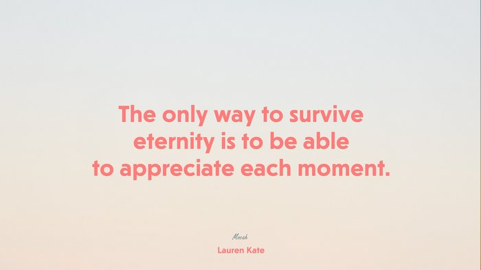  with quote on life, Lauren Kate quote