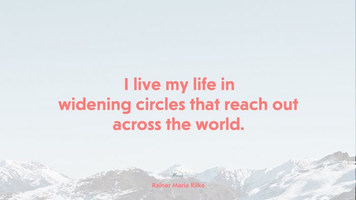 nice quote about life, Rainer Maria Rilke quote