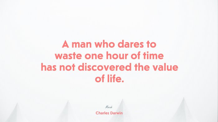 nice with quote about life, Charles Darwin quote