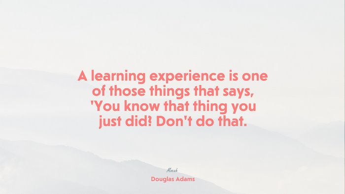 quote about life desktop, Douglas Adams quote