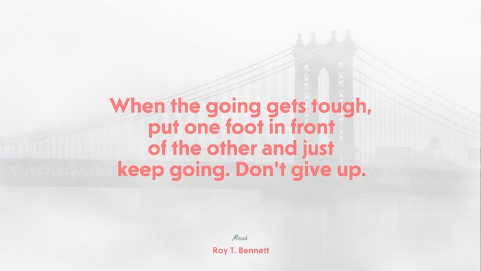 quote on life for desktop, Roy T. Bennett quote