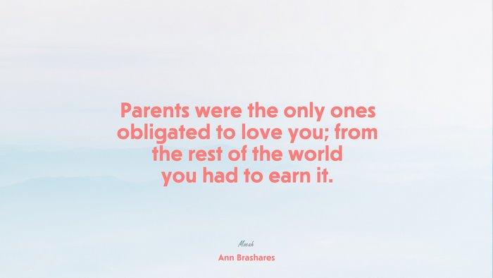 cool life quote, Ann Brashares quote