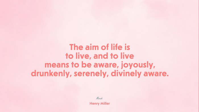about life quote, Henry Miller quote