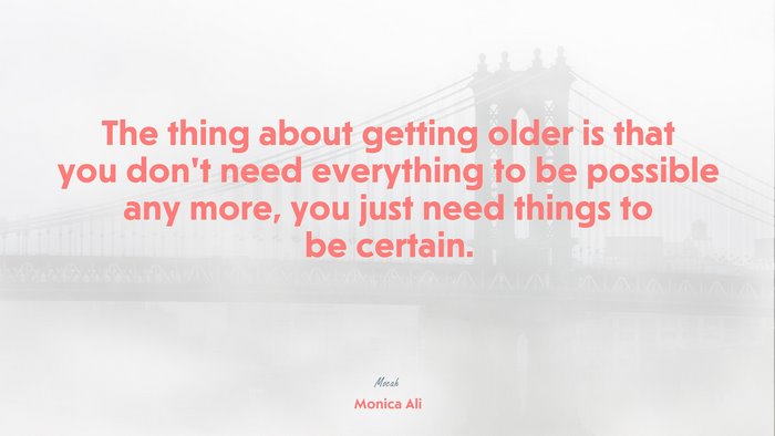 beautiful life quote hd, Monica Ali quote