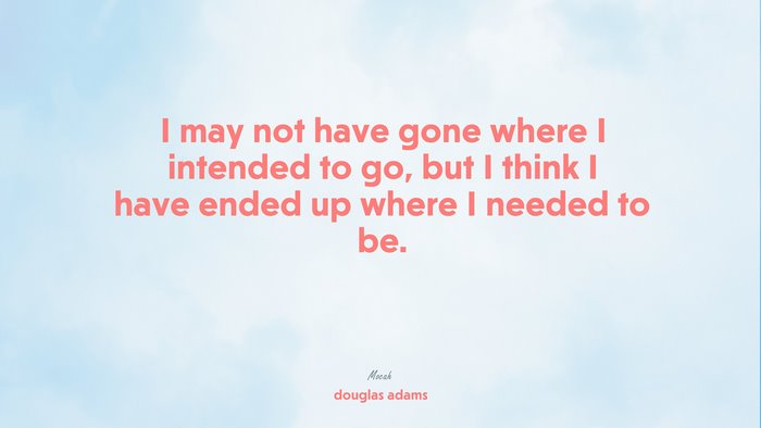 famous life quote, douglas adams quote